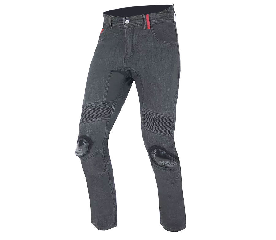 Džínsy na moto XRC EVO Strip jeans men black