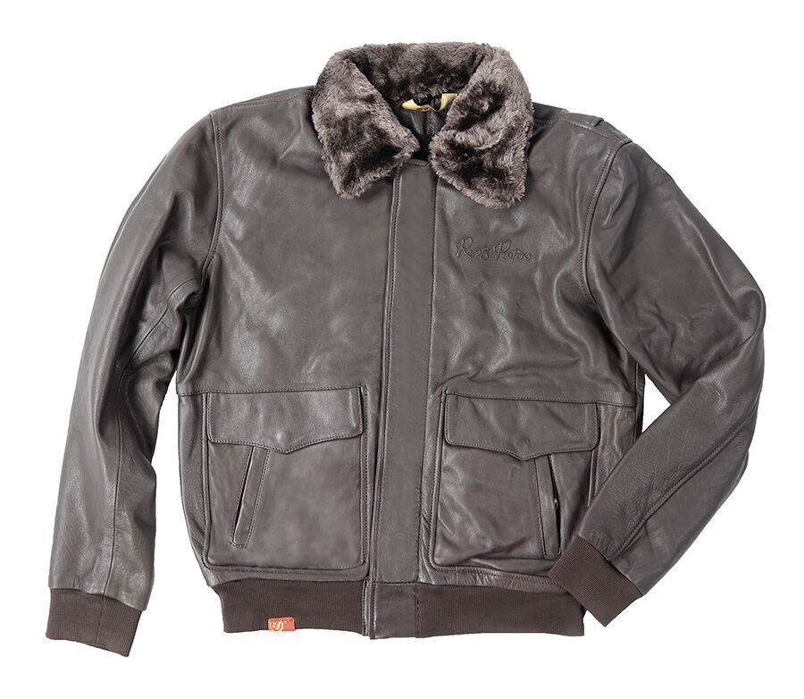 Kožená bunda Rusty Pistons RPJAM33 Shearling Aero brown