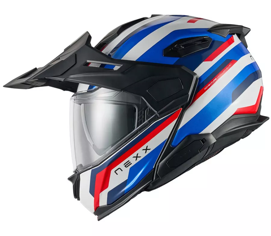 Helma na moto NEXX X.LIFECOUNTRY Westbound blue/red MT